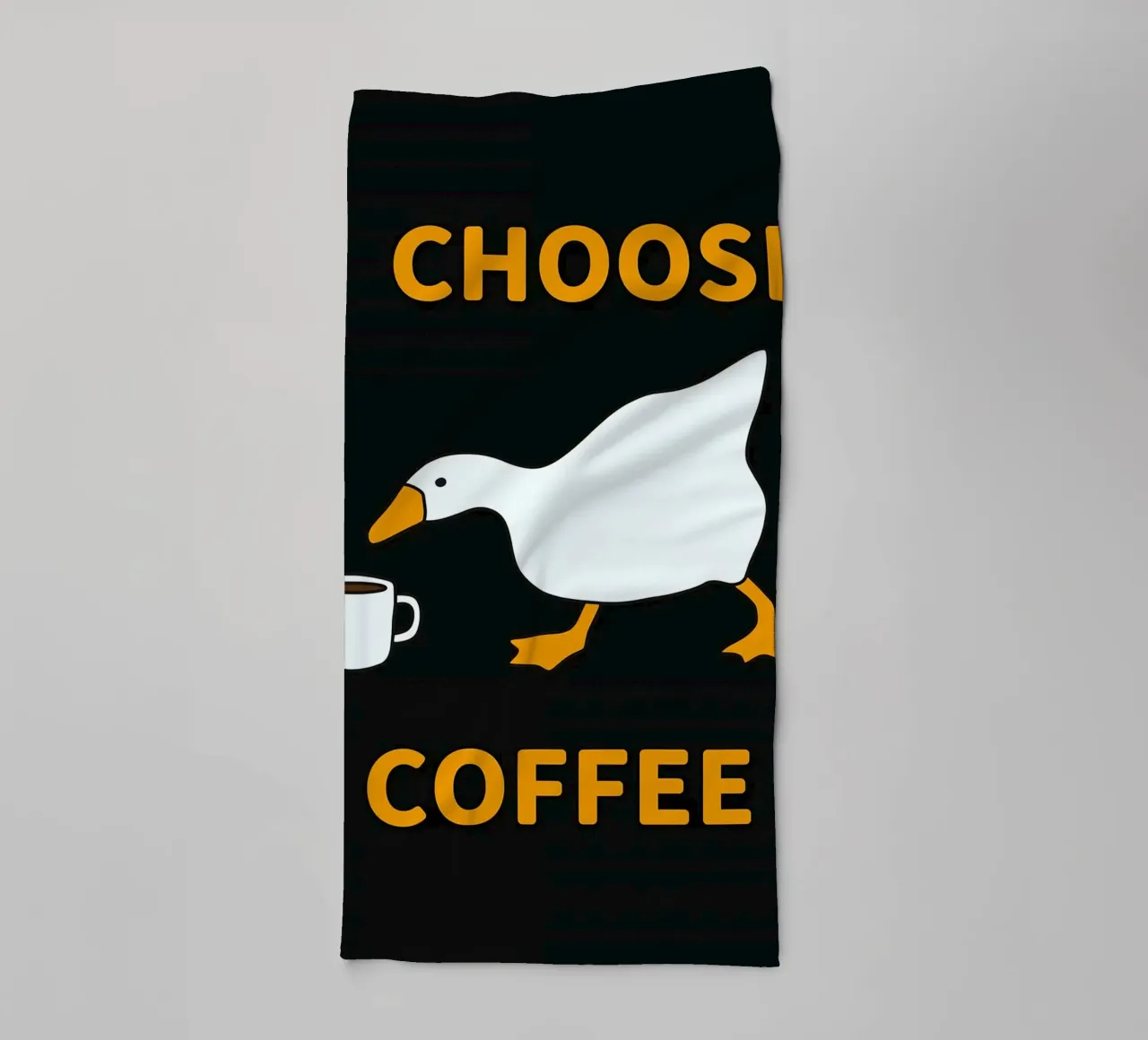 Scelgo il caffè d'oca asciugamano da bagno da Liam Johnson