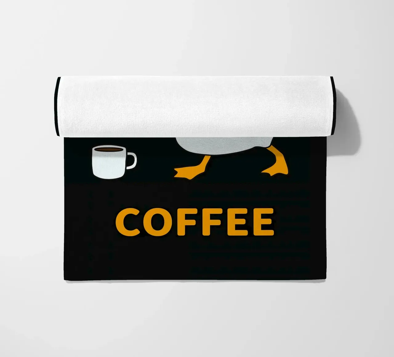Scelgo il caffè d'oca telo mare da Liam Johnson