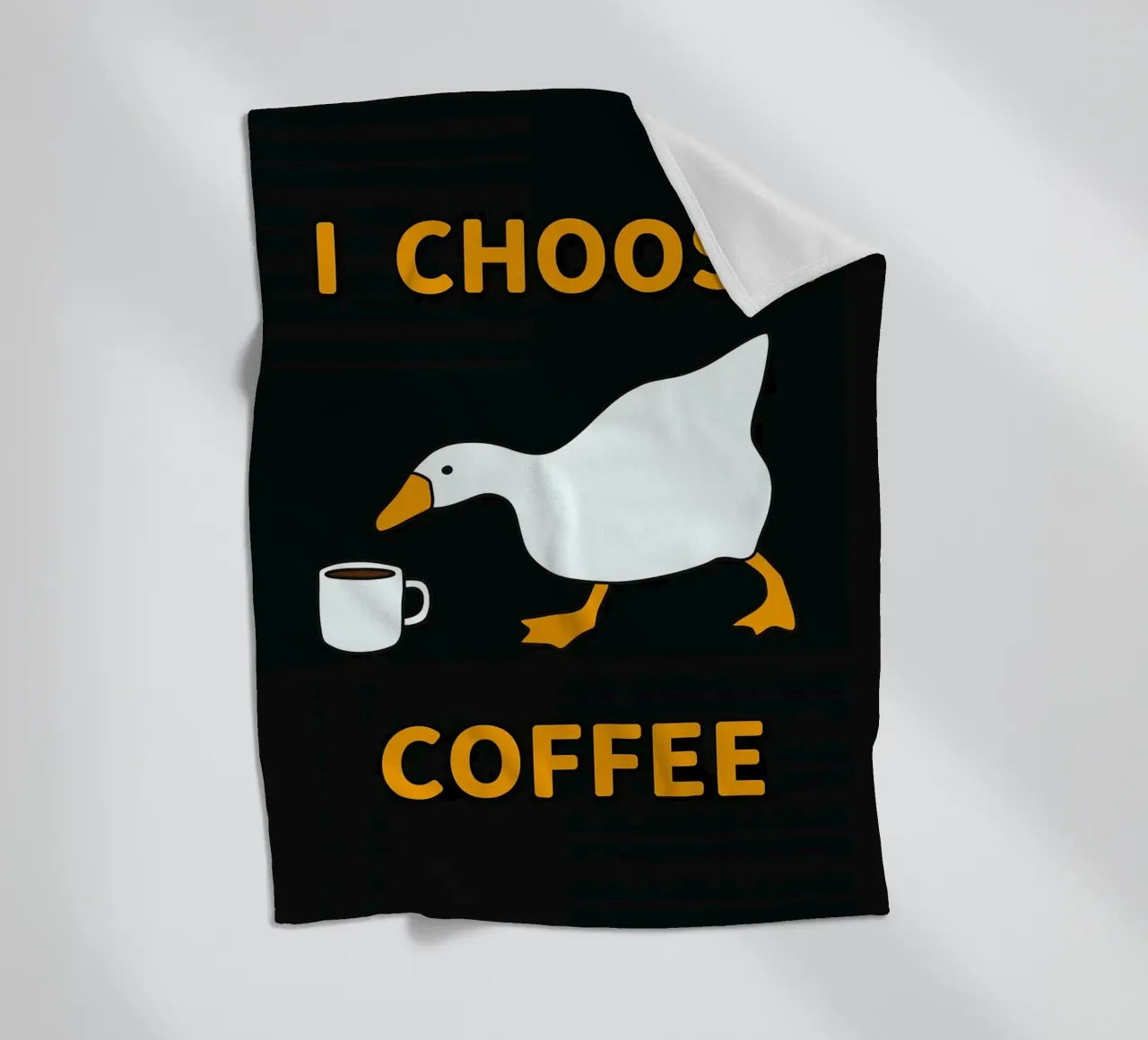Scelgo il caffè d'oca coperta in pile da Liam Johnson