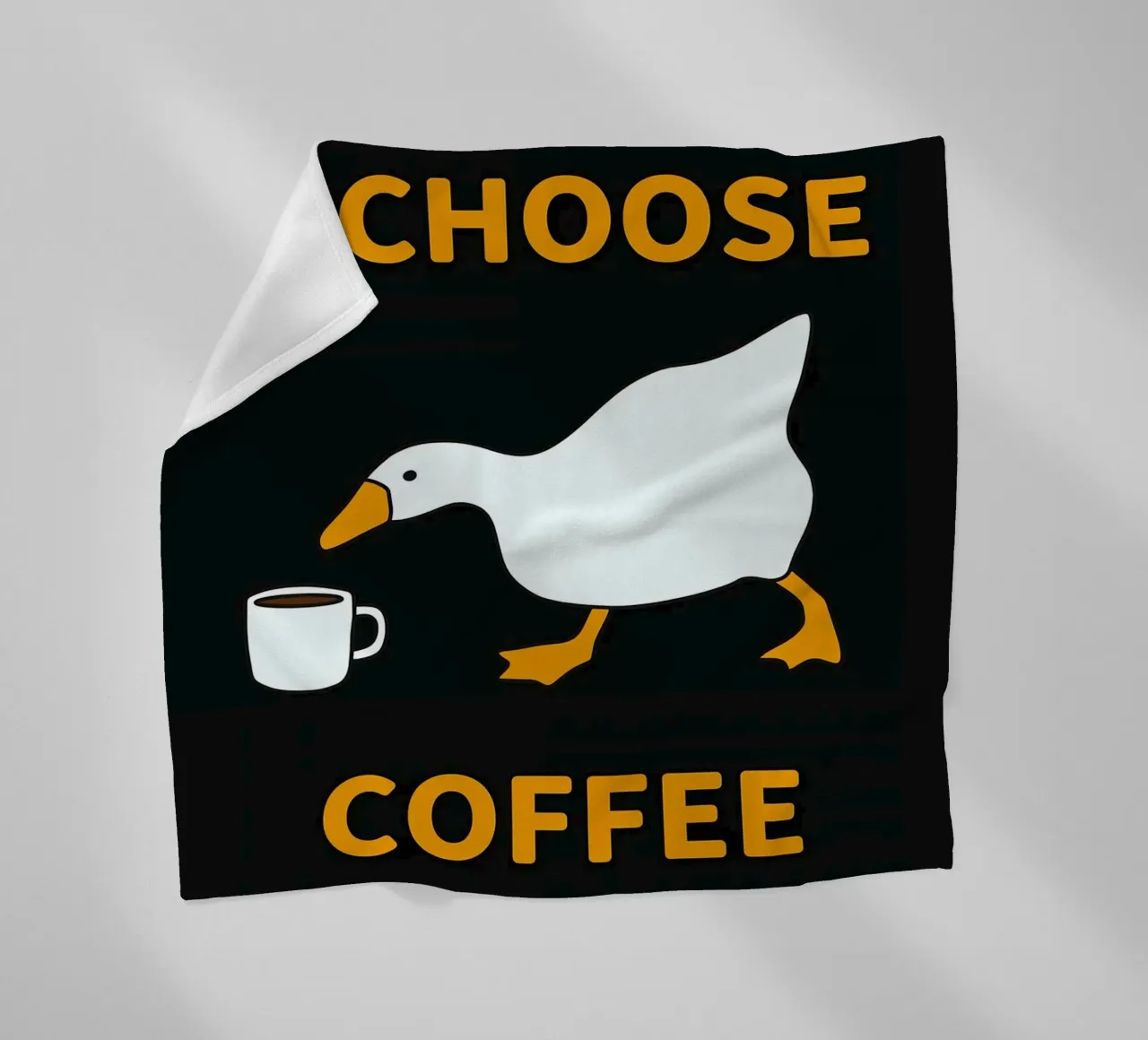 Scelgo il caffè d'oca coperta in pile da Liam Johnson