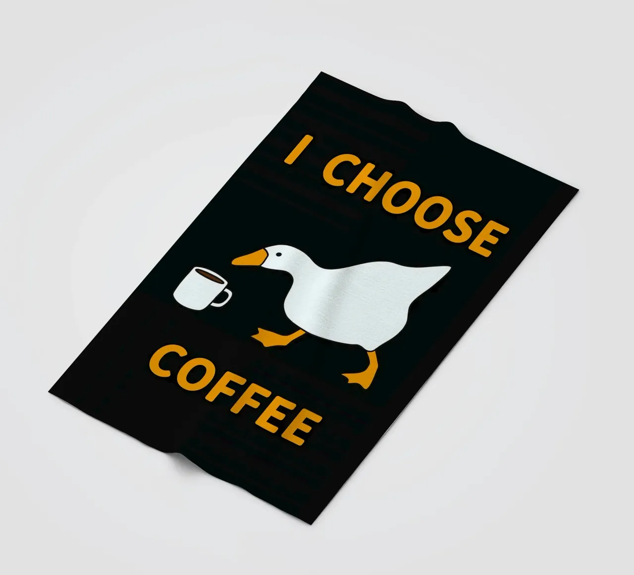 Scelgo il caffè d'oca coperta in pile da Liam Johnson
