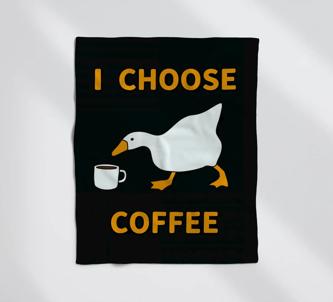 Scelgo il caffè d'oca coperta in pile da Liam Johnson
