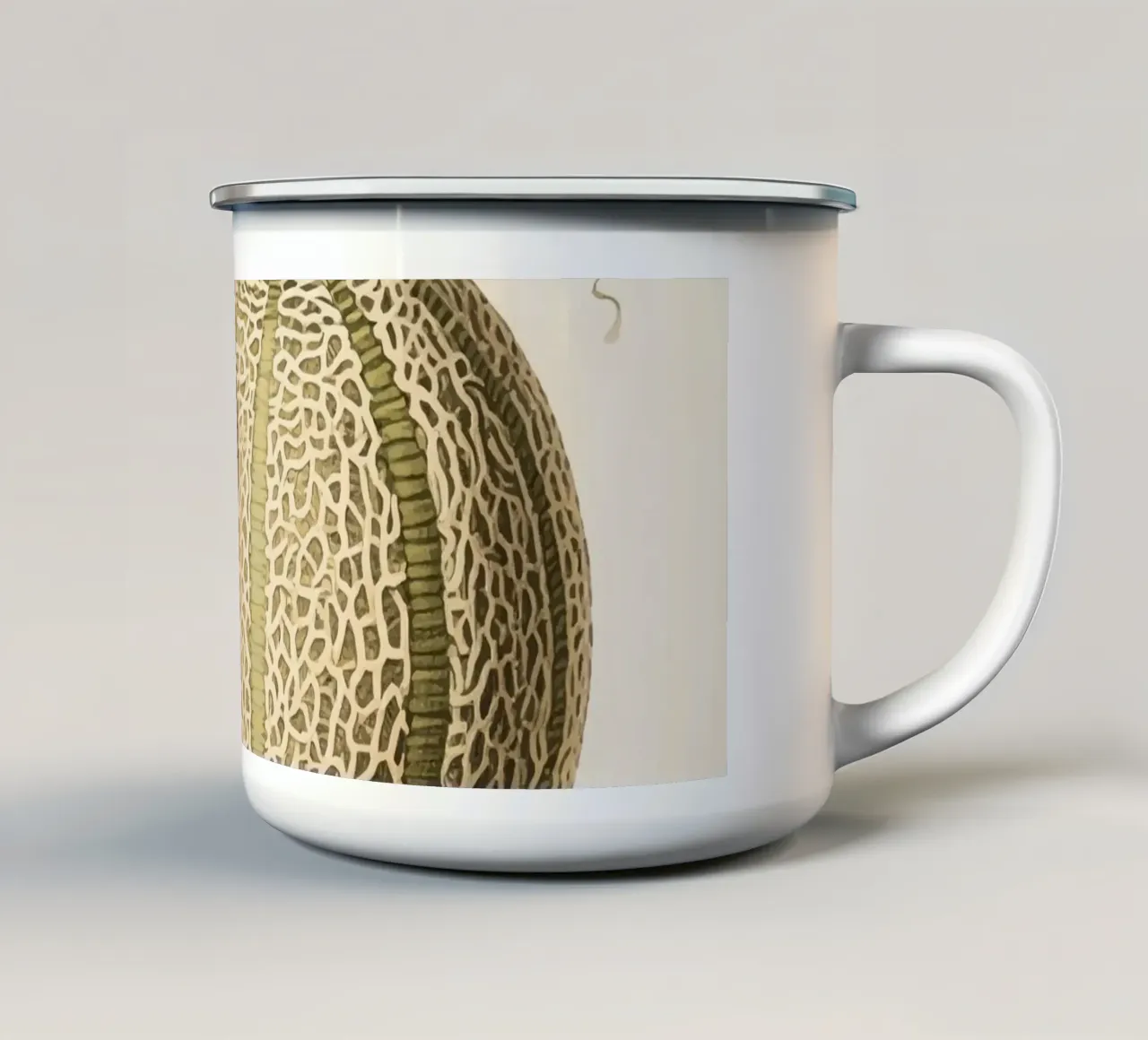 Cantalupo tazza in smalto da knowledge