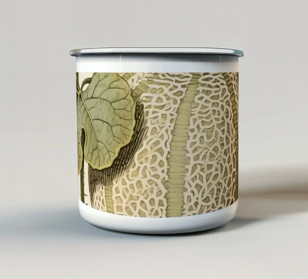 Cantalupo tazza in smalto da knowledge