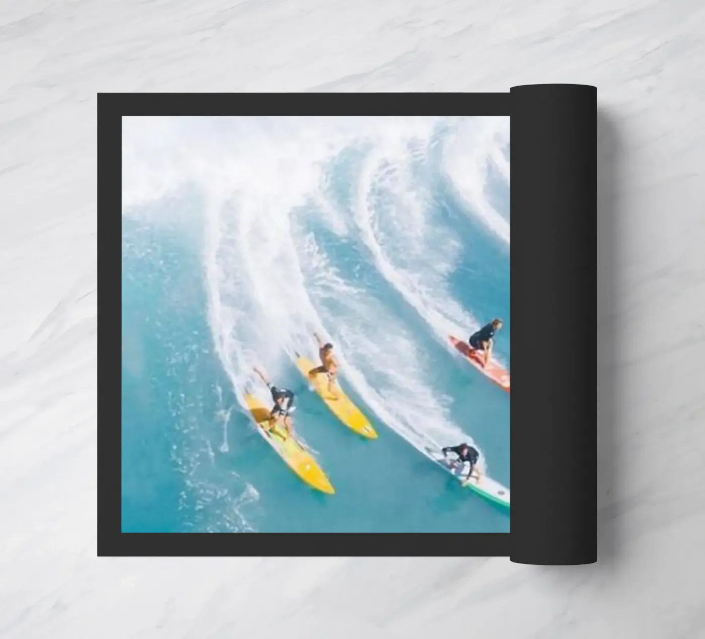 Summer Surfer doormat by cosmos studio