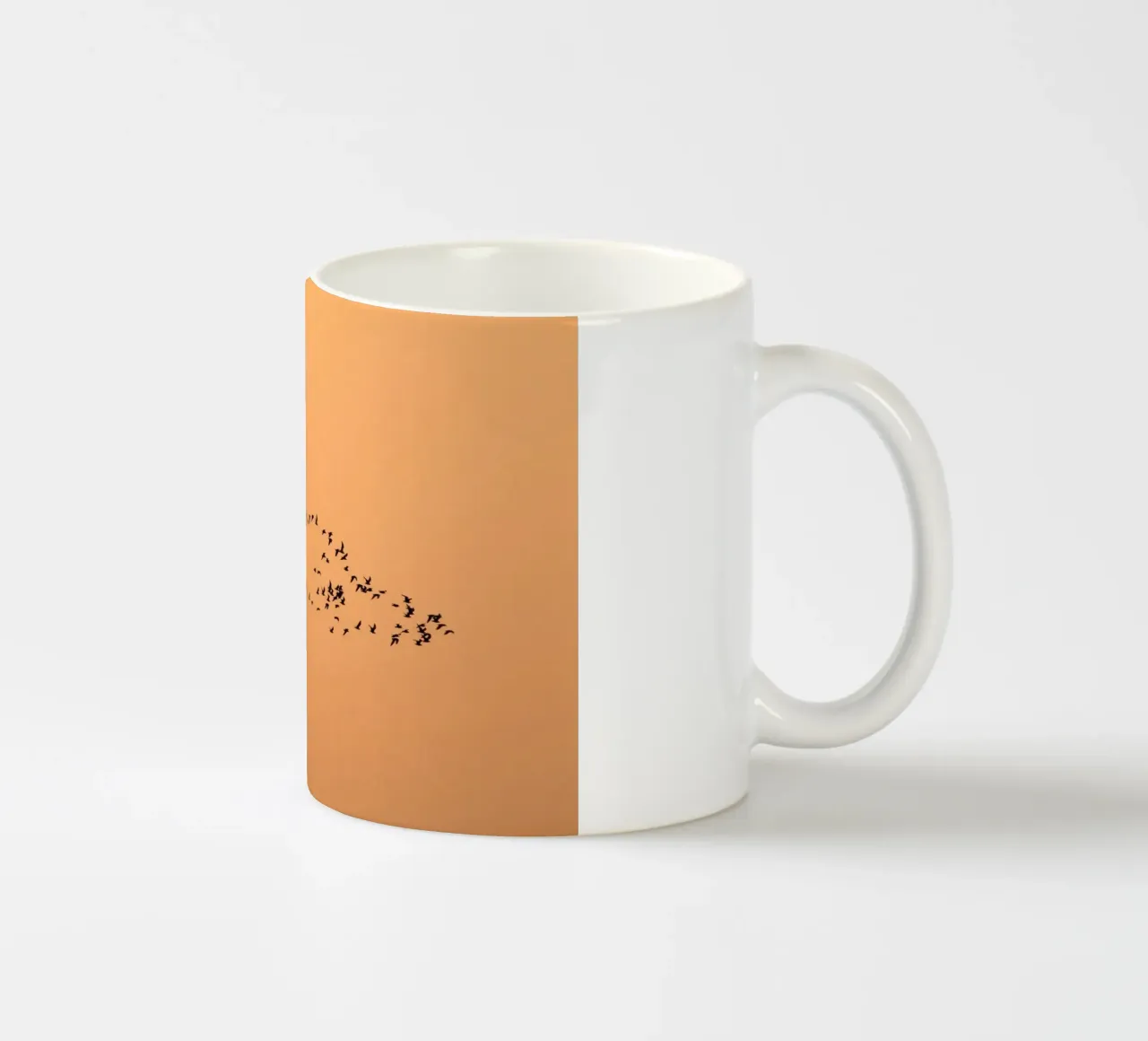 flock bird in shade tazza in ceramica da marty