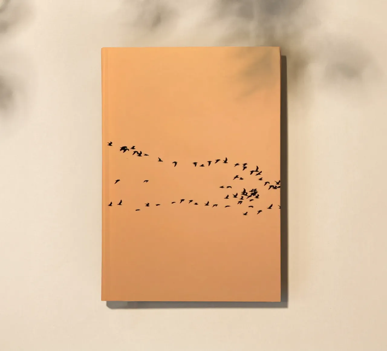 flock bird in shade notebook by marty