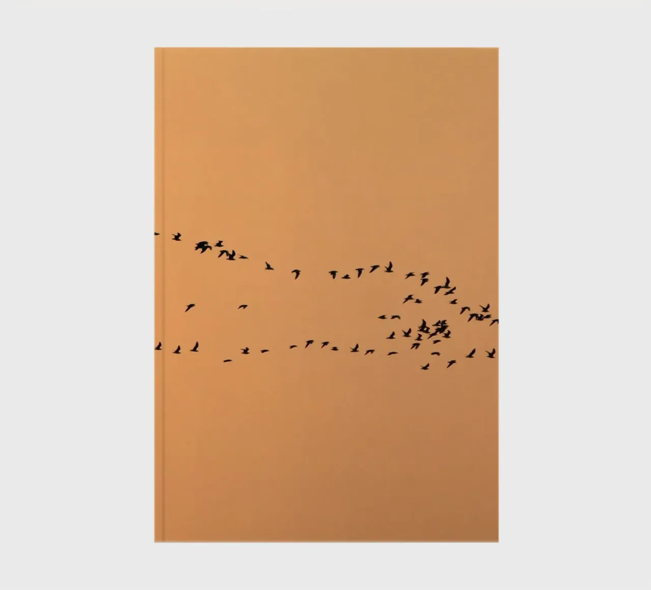 flock bird in shade notebook by marty