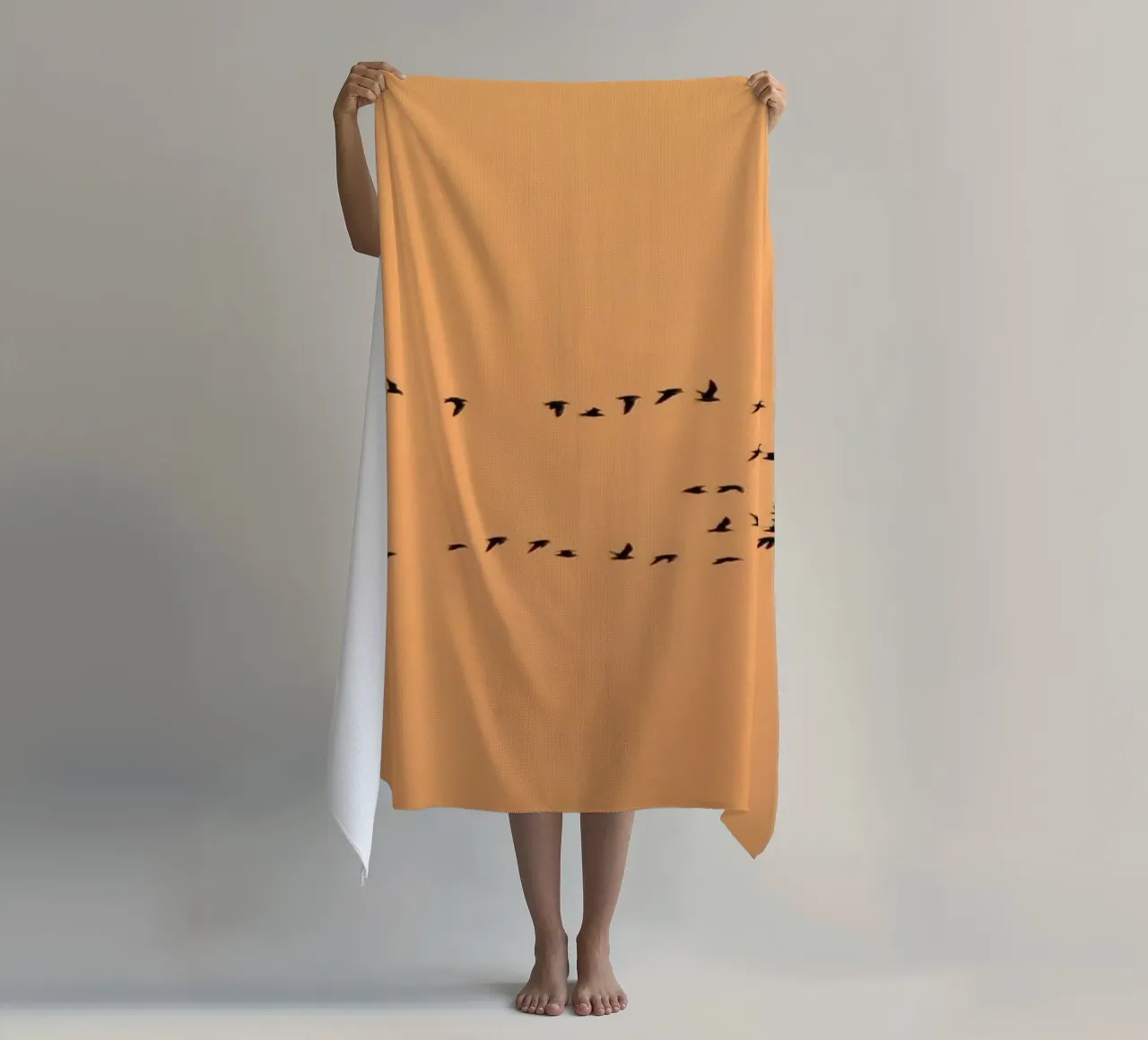 flock bird in shade telo mare da marty