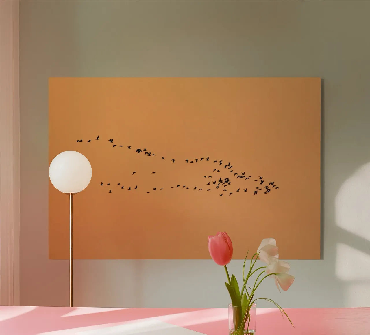 flock bird in shade plexiglass da marty