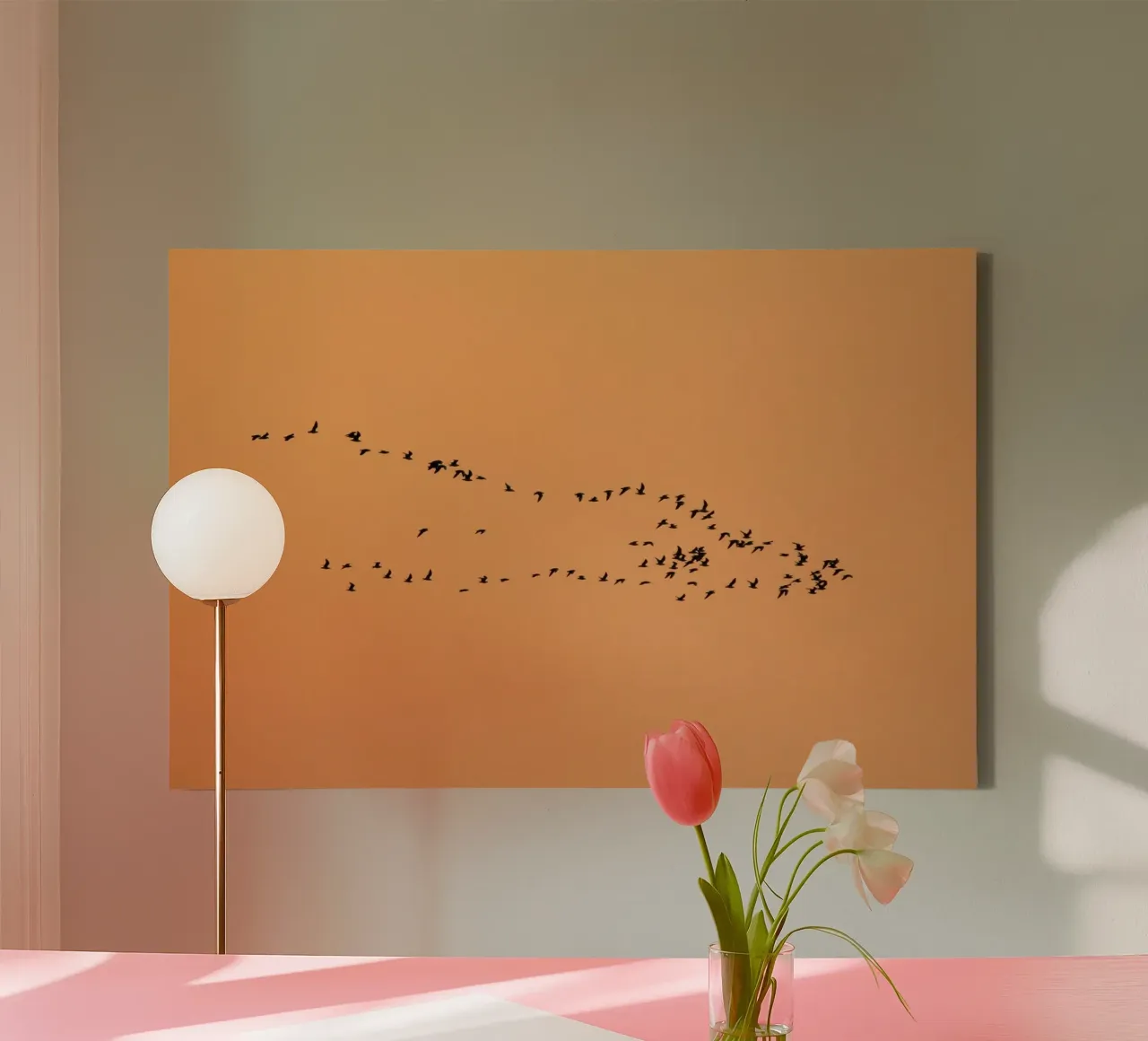 flock bird in shade tela da marty
