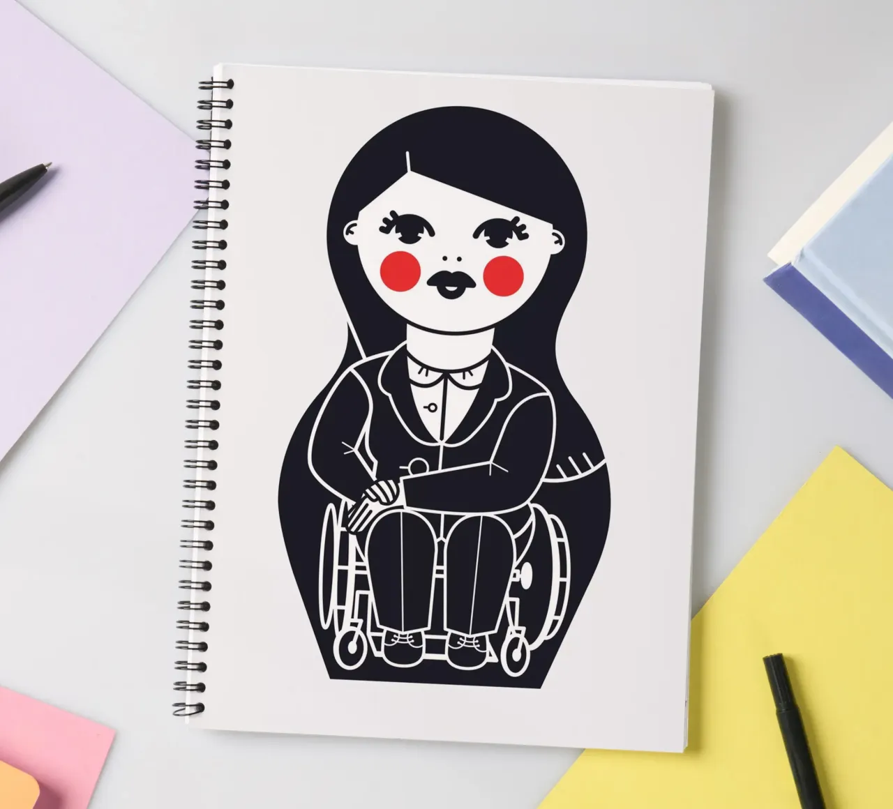 Vera spiral notebook by Lidia Blomgren