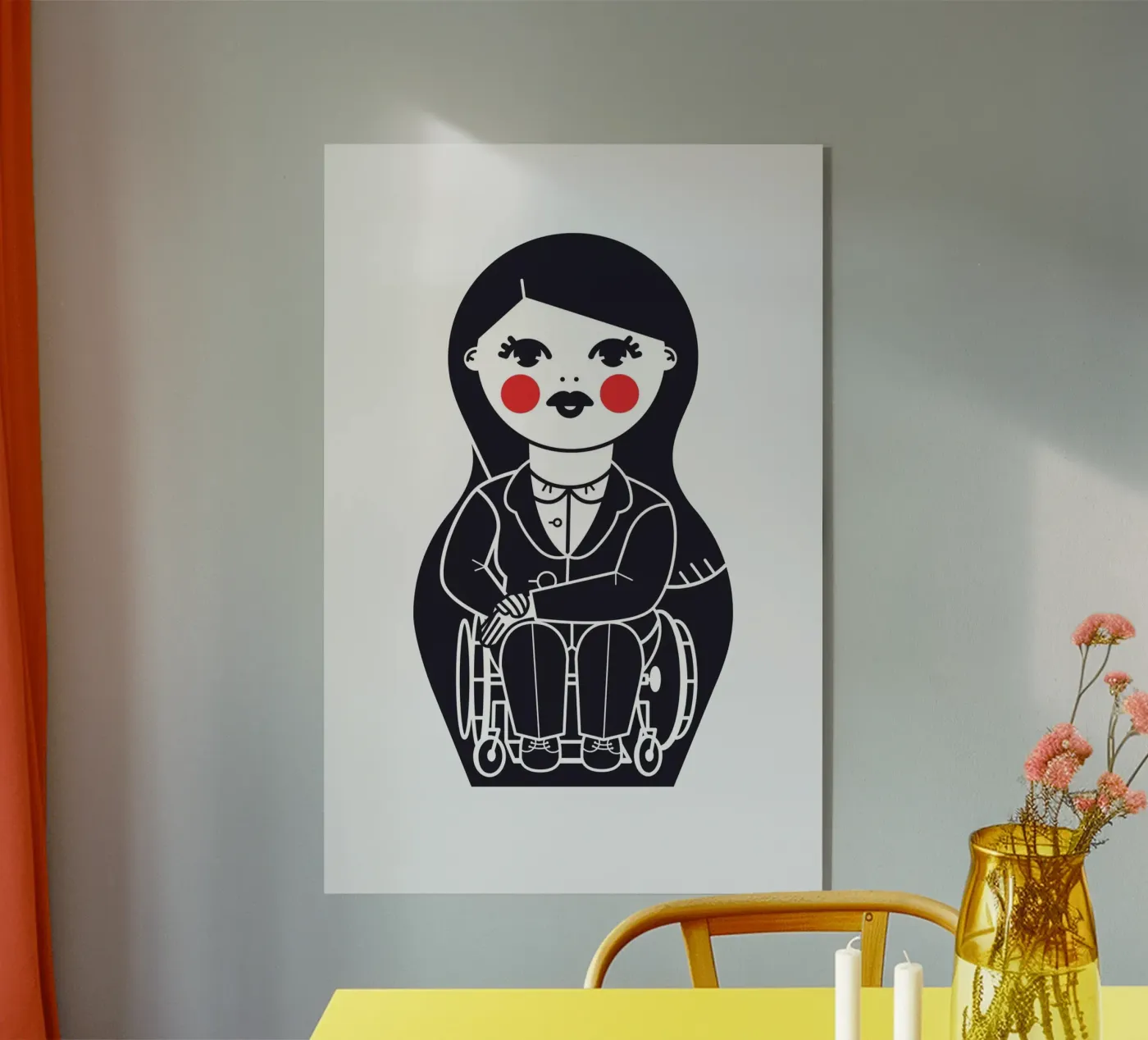 Vera Acryl-Glas von Lidia Blomgren