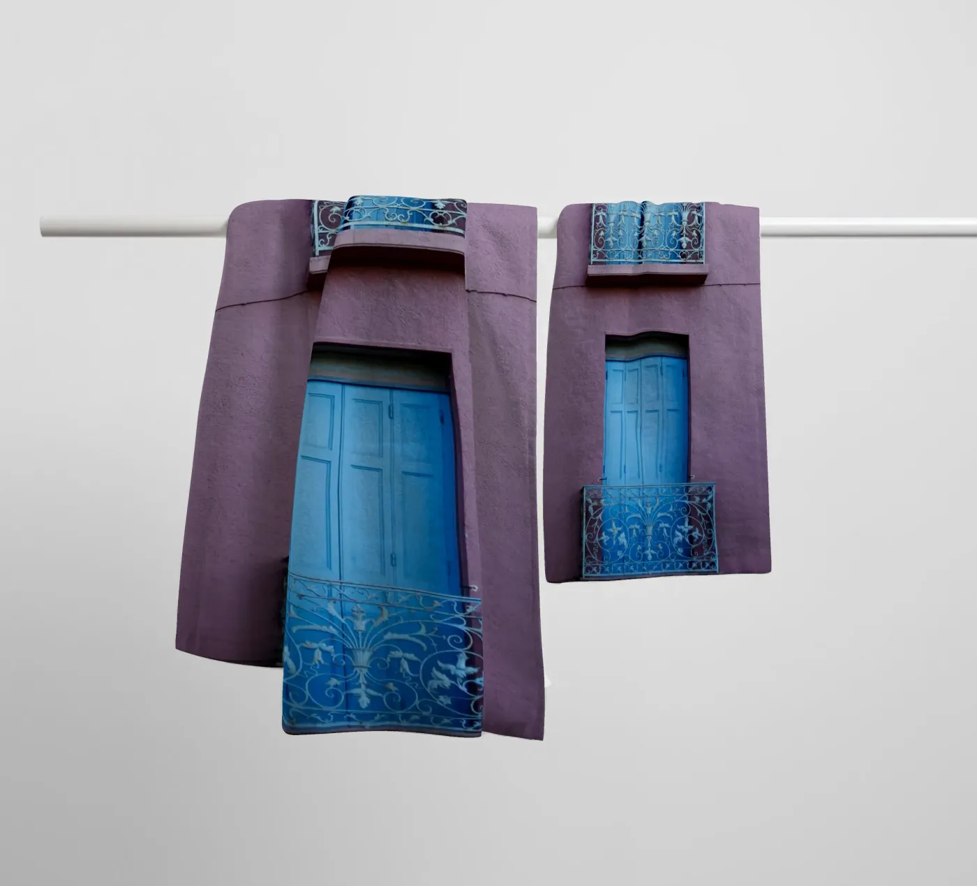 couple window towel by marty