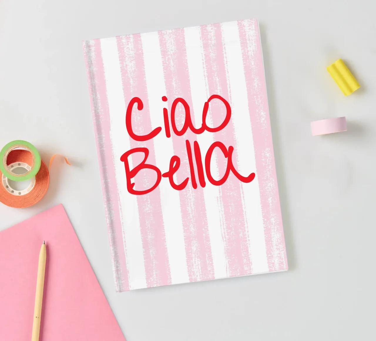 Ciao Bella Design notebook by dericktype