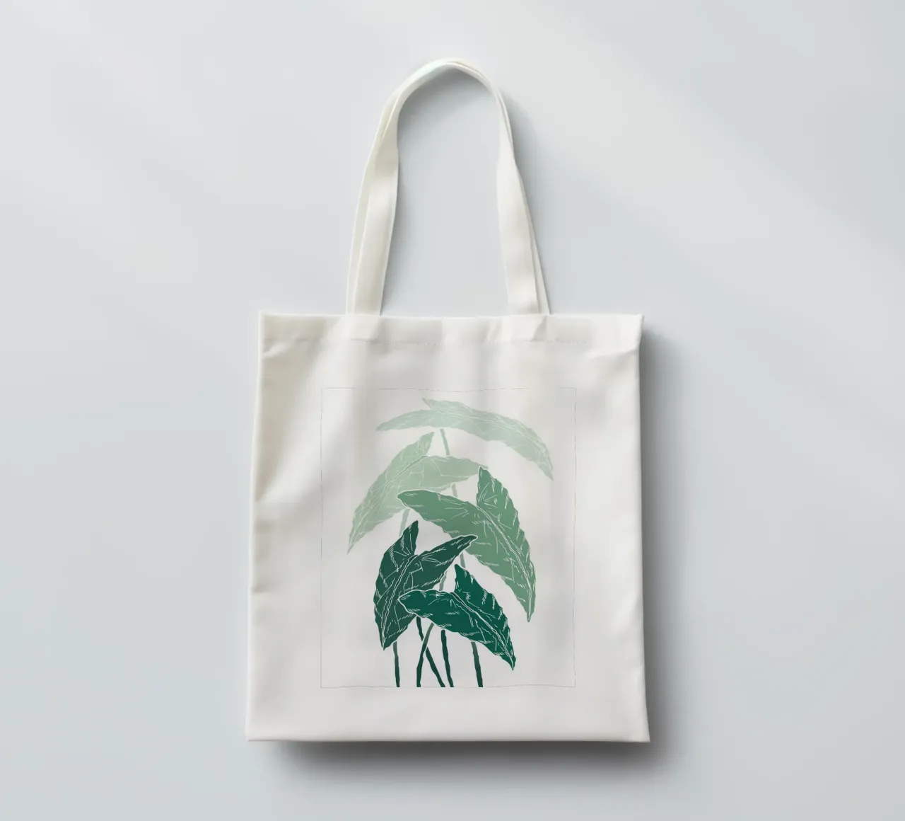 branch leaf gradient borsa in juta da juli