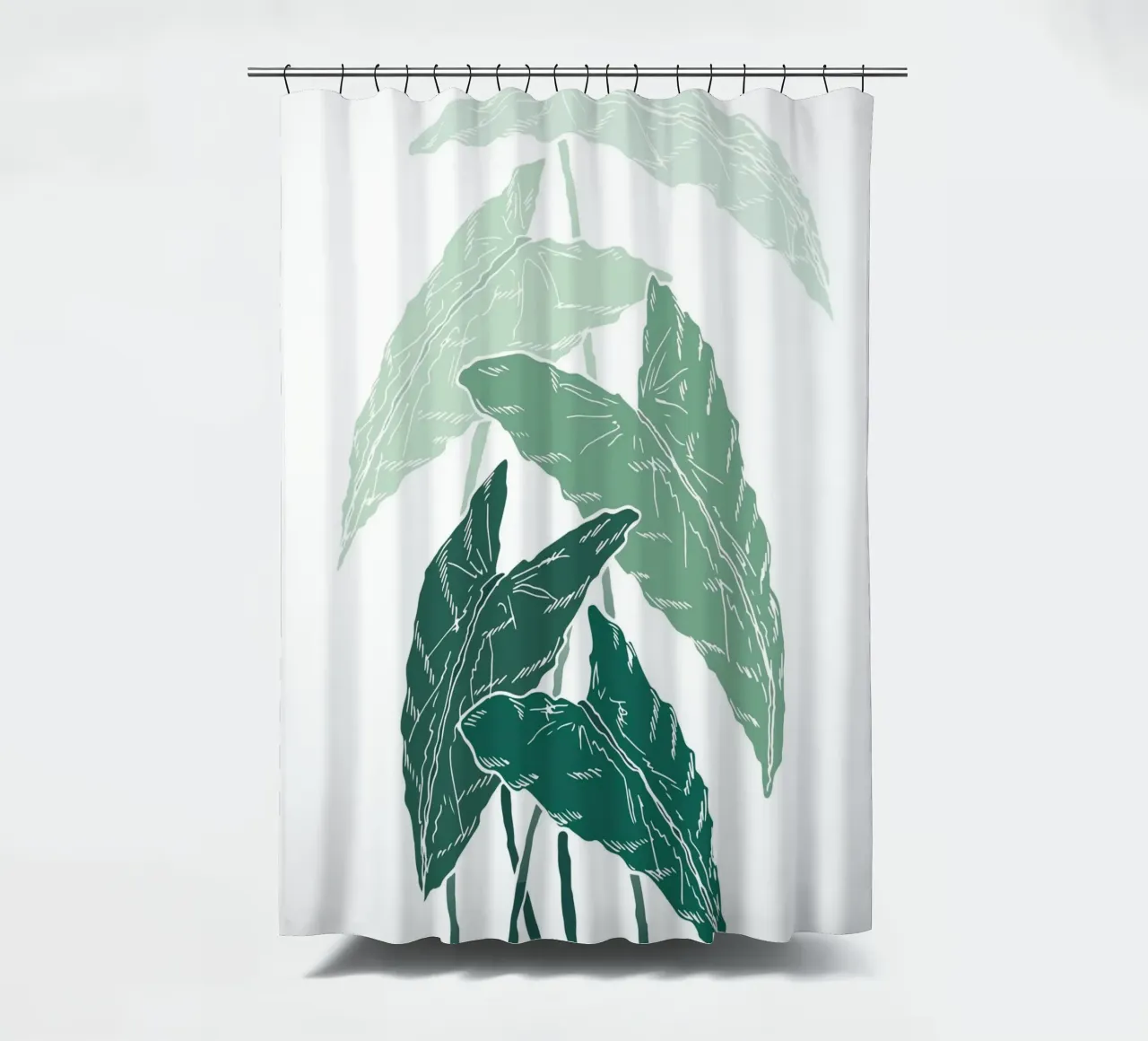 branch leaf gradient tenda da doccia da juli
