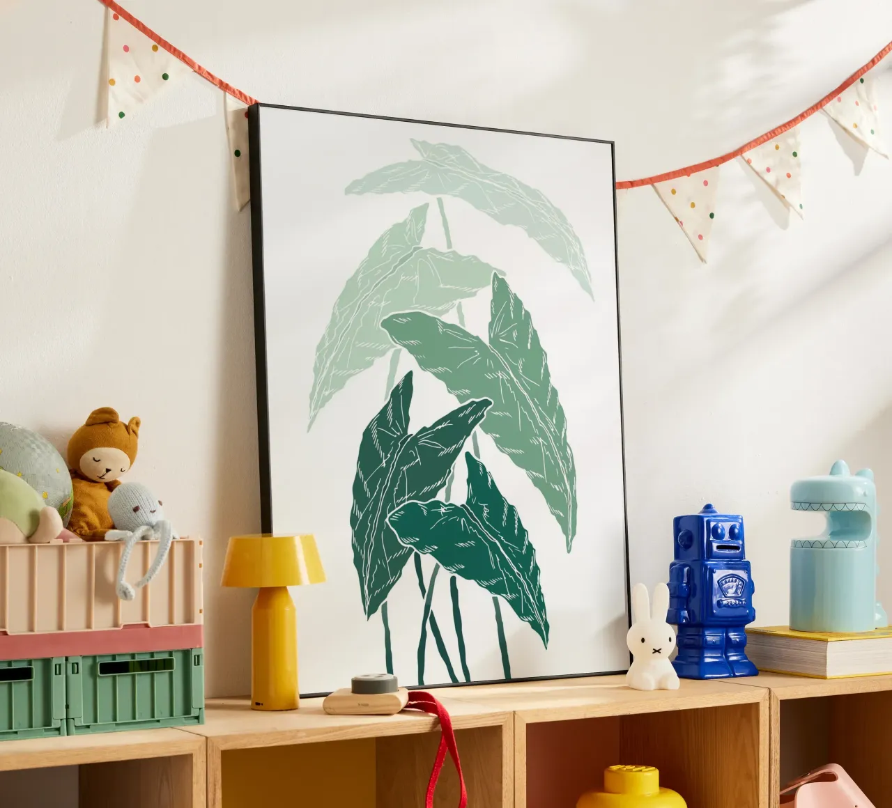 branch leaf gradient alluminio dibond da juli