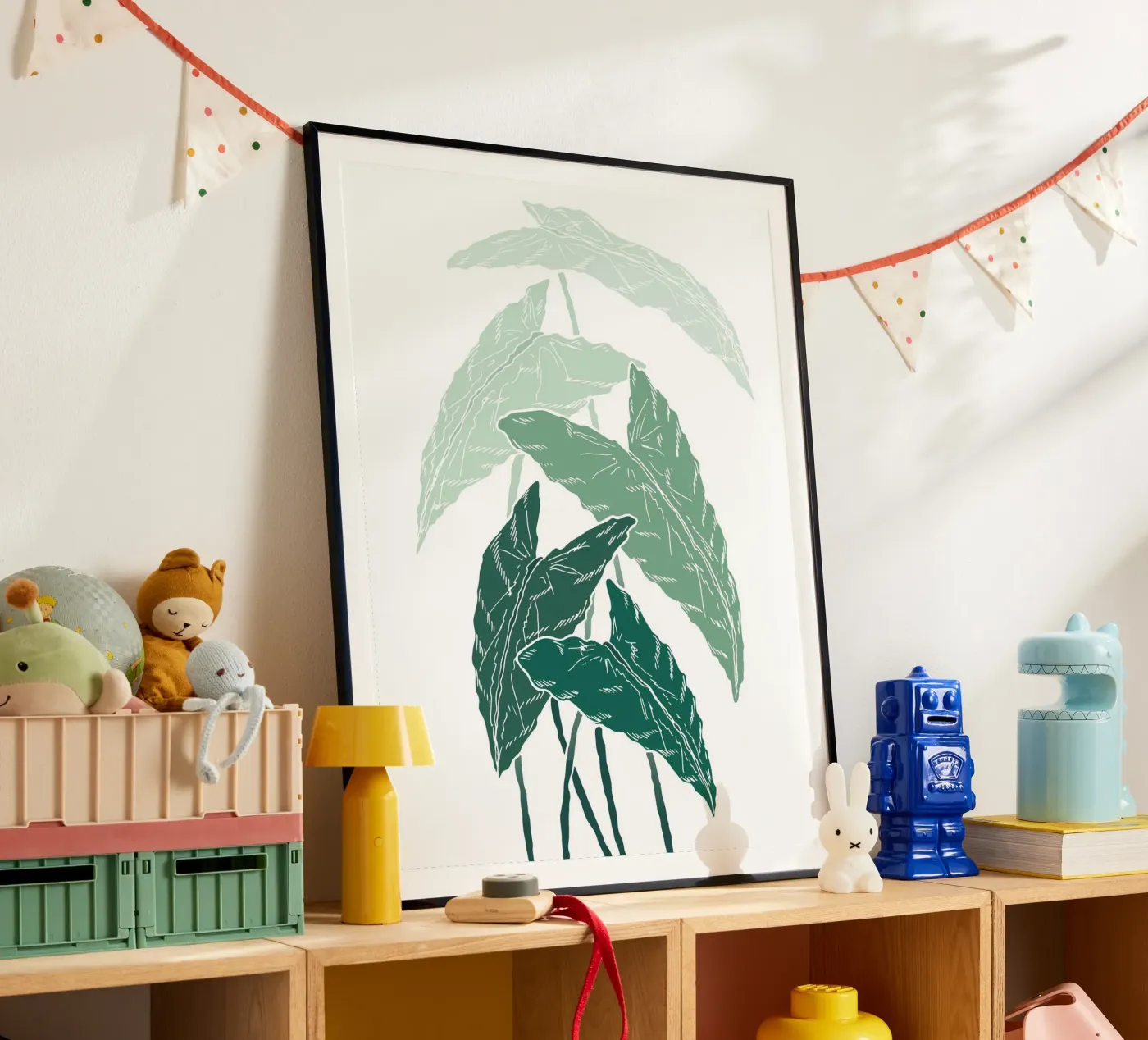 branch leaf gradient poster van juli