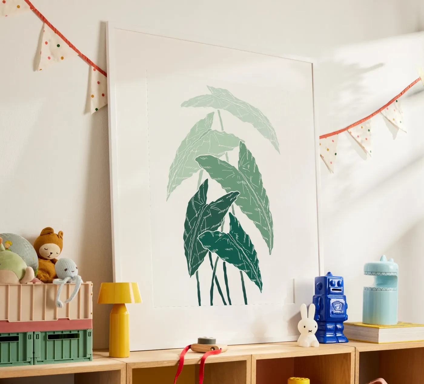 branch leaf gradient poster by juli