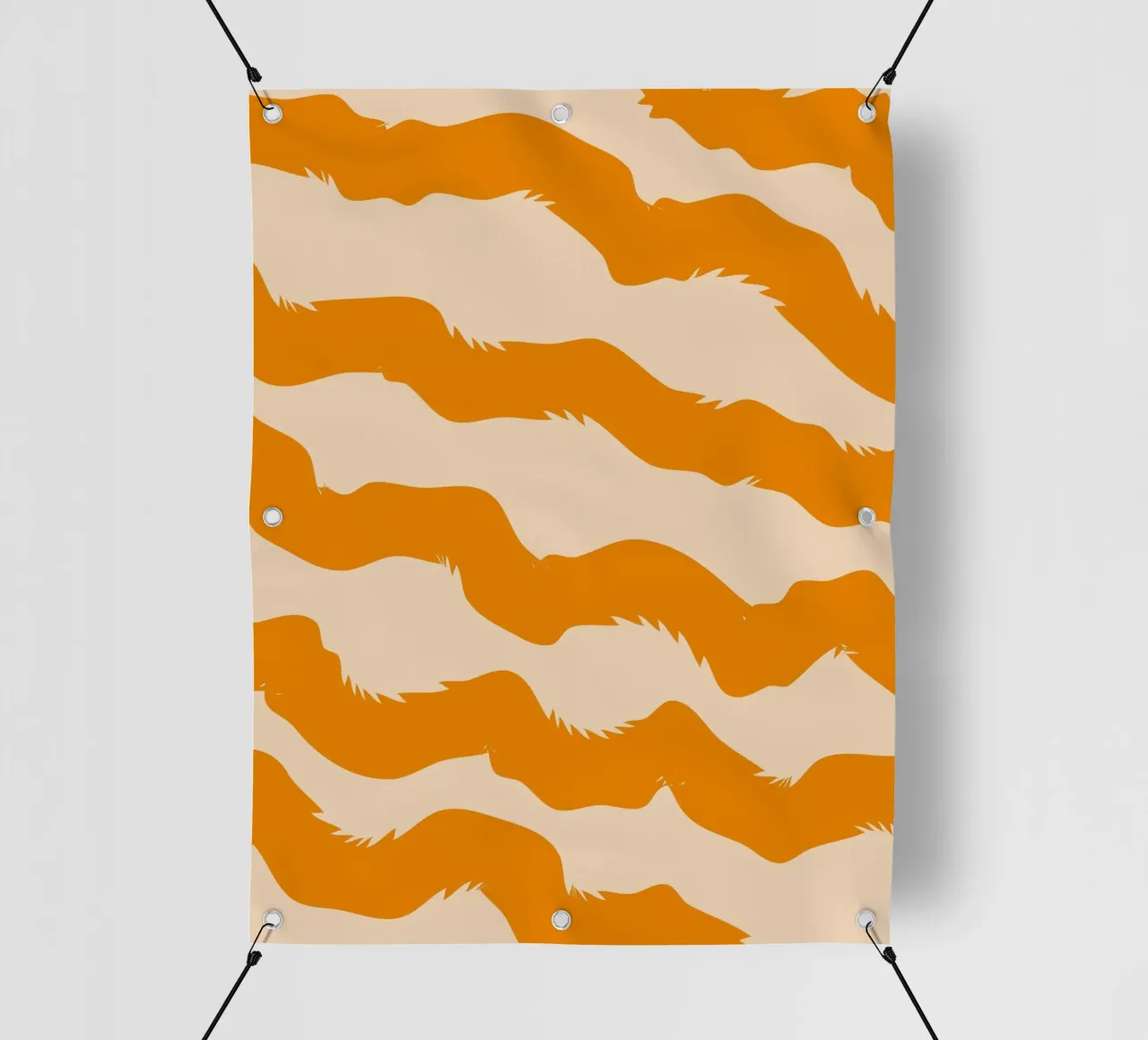 curve line orange telo in pvc da marty