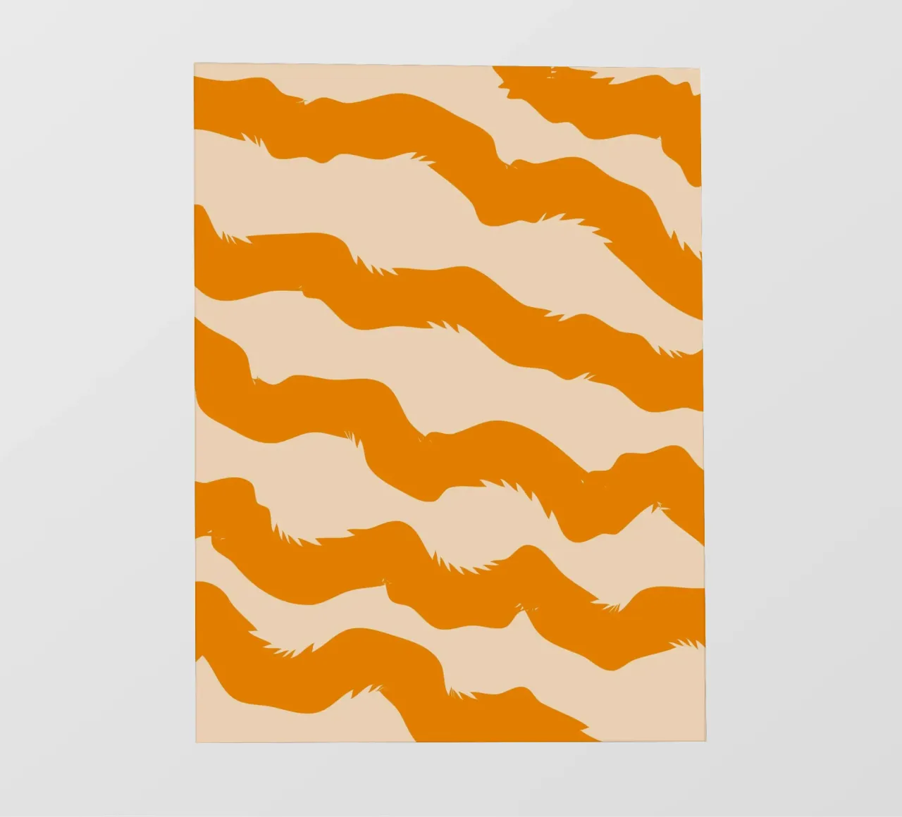 curve line orange telo in pvc da marty