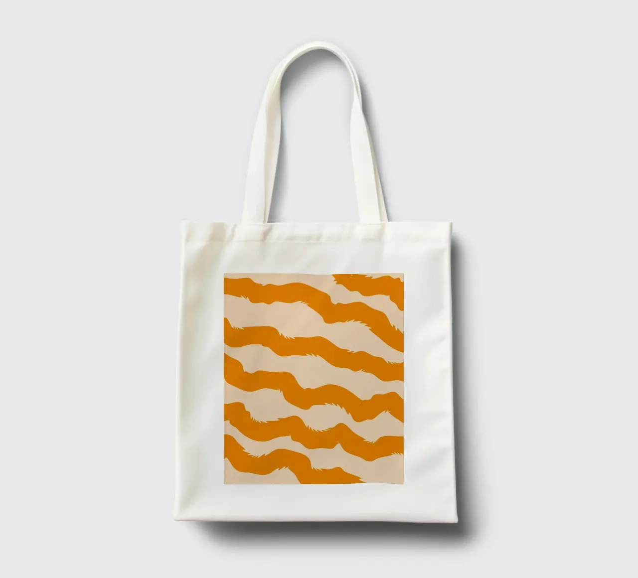 curve line orange borsa in juta da marty