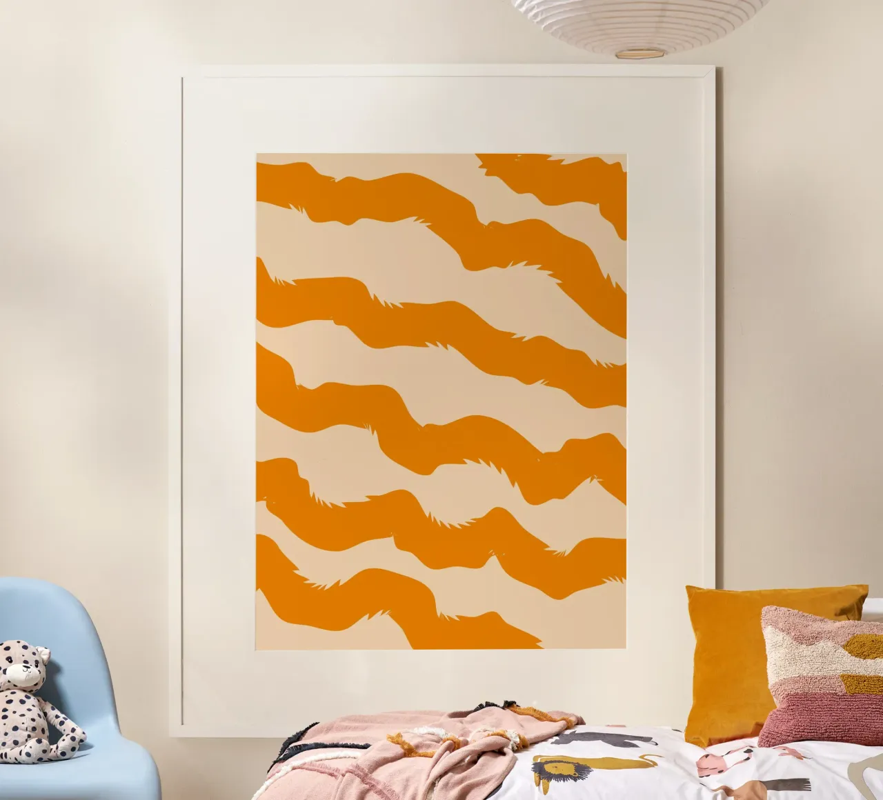 curve line orange carta hahnemühle da marty