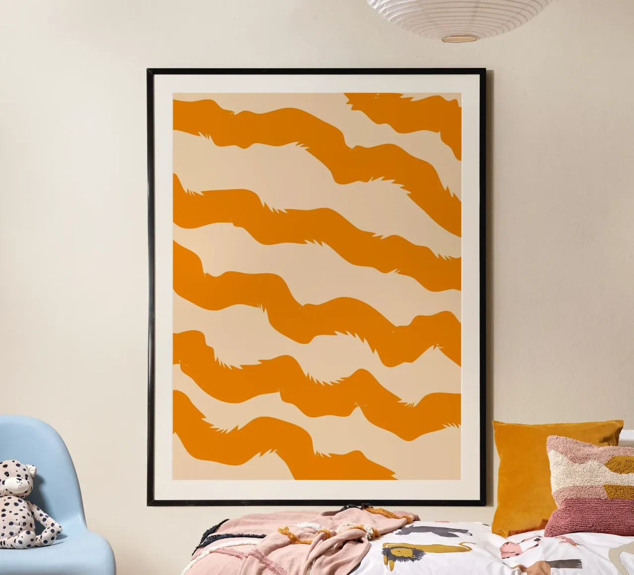 curve line orange carta hahnemühle da marty