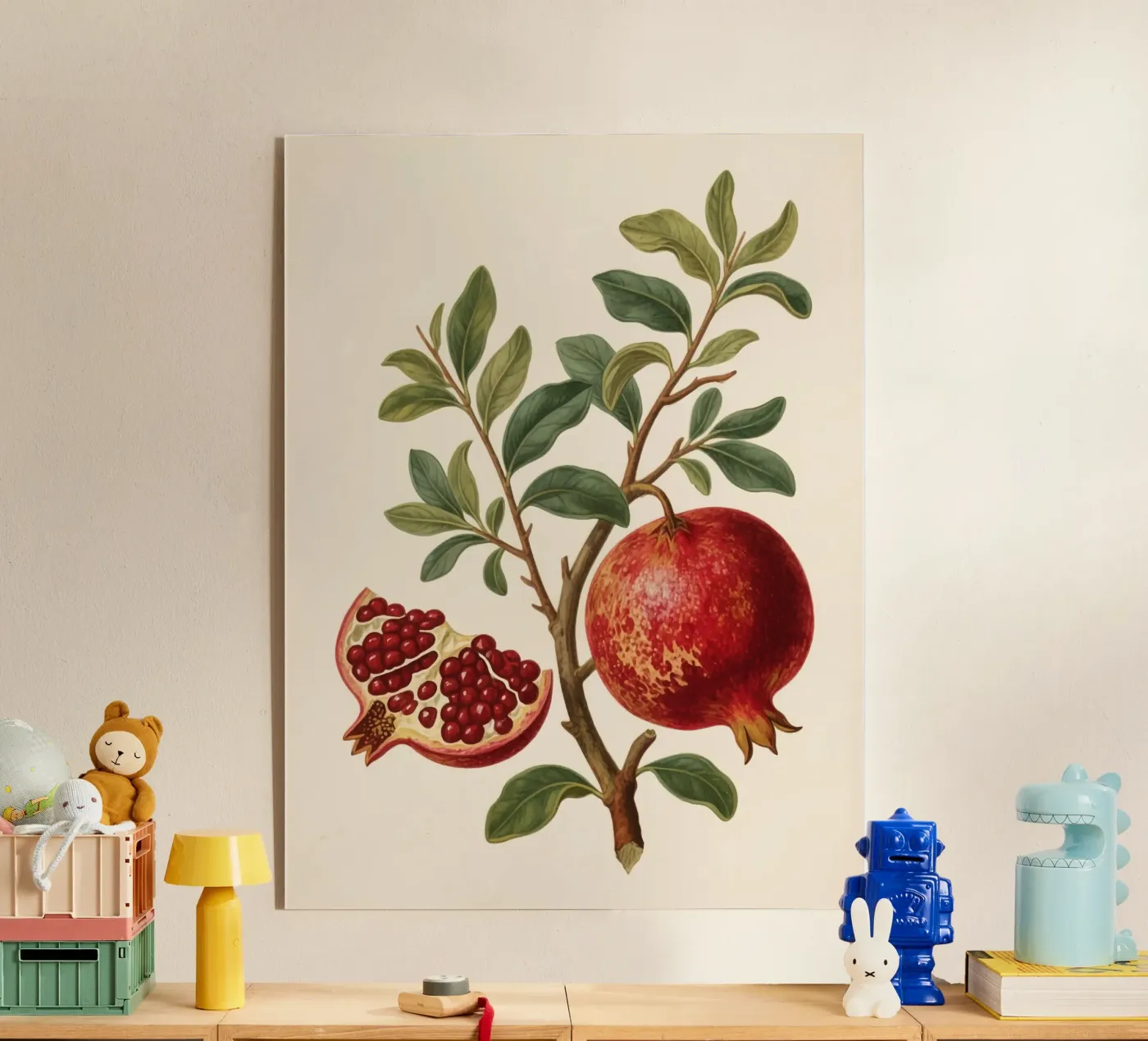 Pomegranate acrylic glass by knowledge