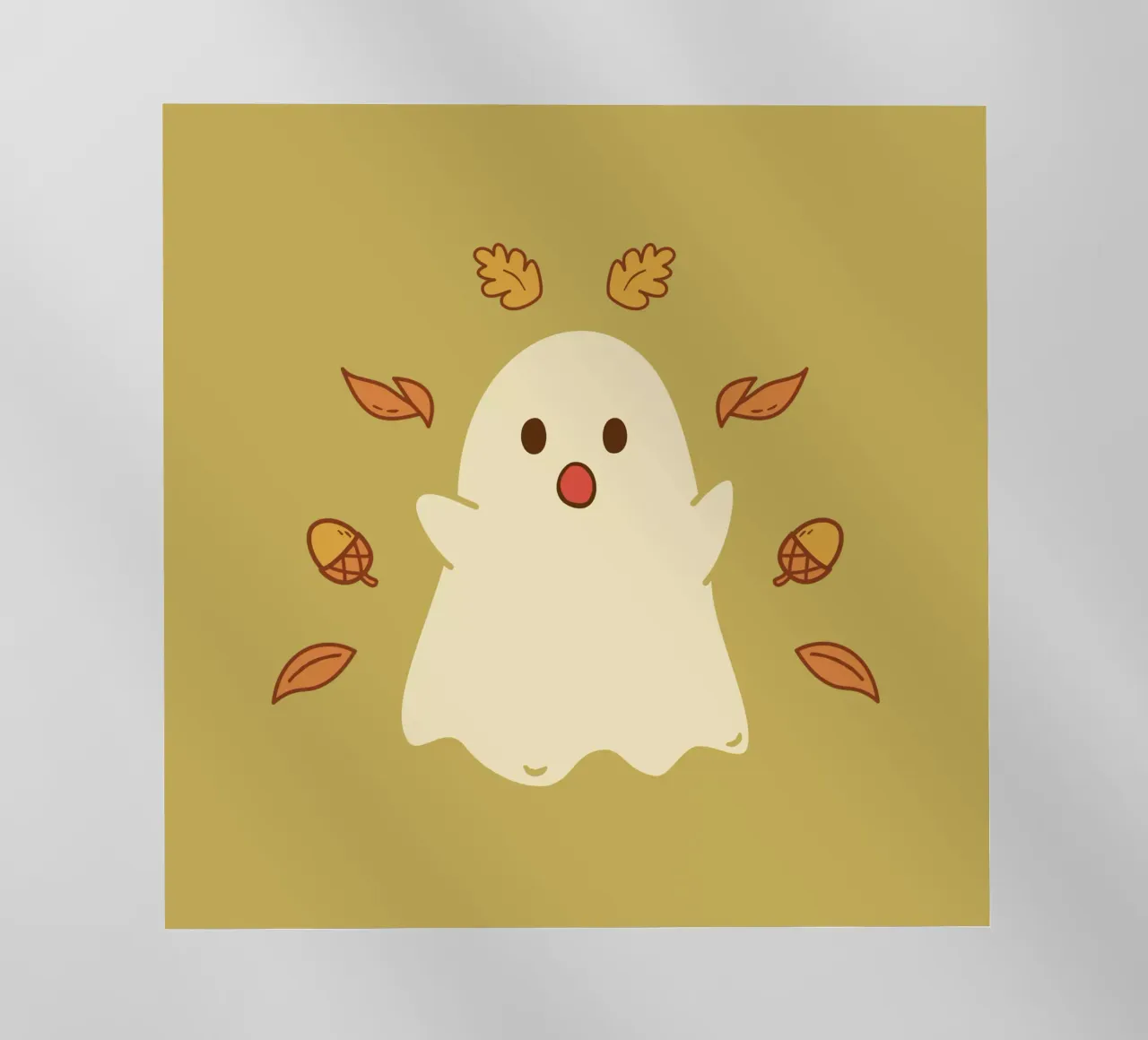 Cute Autumn ghost backlit film by klossisch