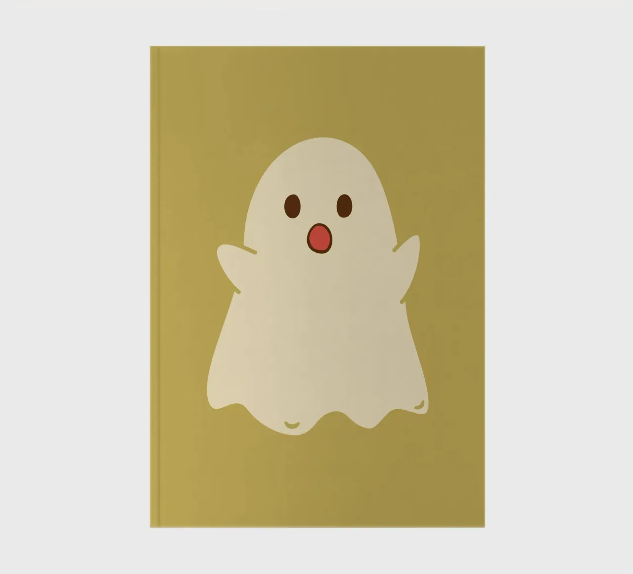 Cute Autumn ghost notebook by klossisch