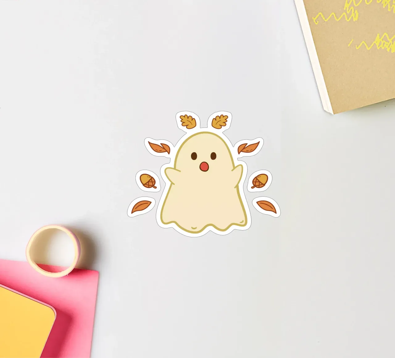Cute Autumn ghost sticker by klossisch