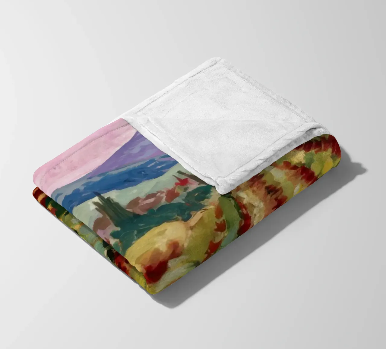 Verdeggianti filari di vigneti coperta in pile da Angkasa Mist