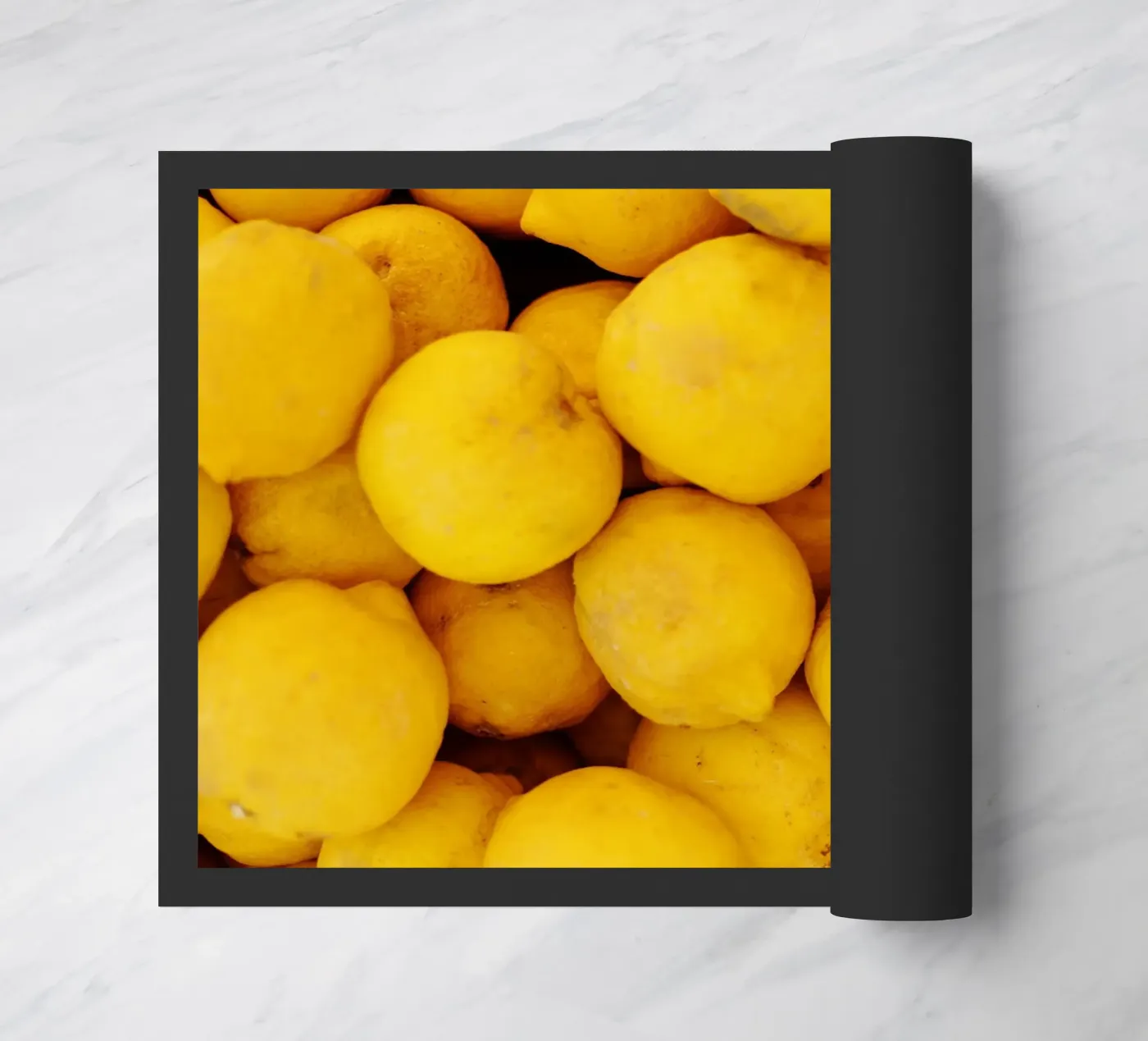 Lemons from Greece doormat by fotokunst