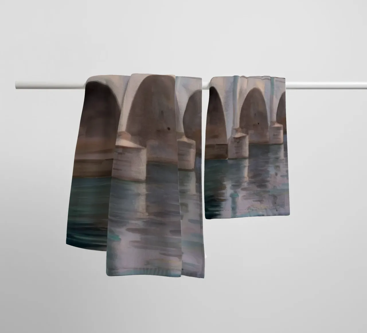 Antico acquedotto in pietra asciugamano da bagno da Angkasa Mist
