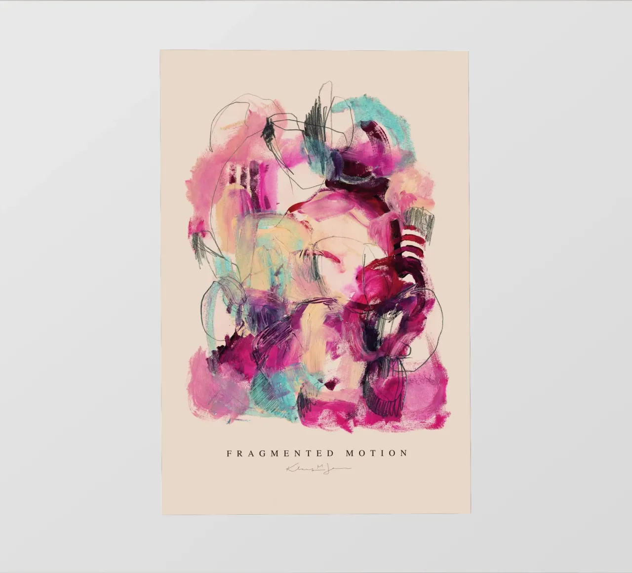 Fragmented Motion pellicola backlit da Klaus with K