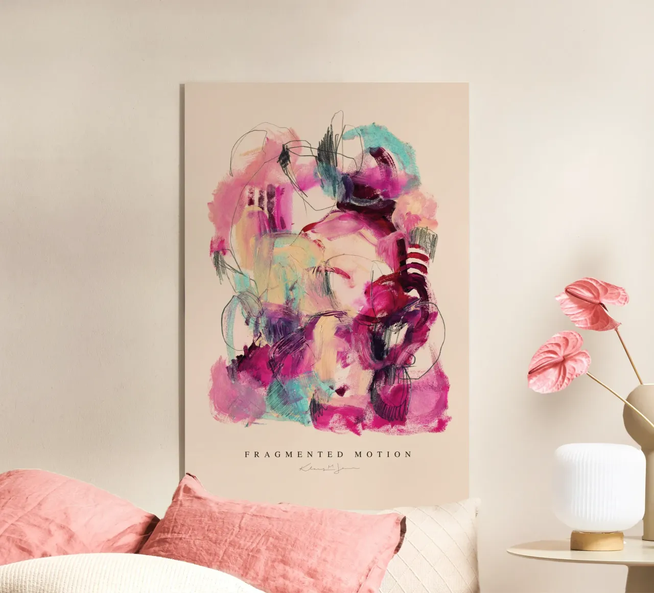 Fragmented Motion plexiglass da Klaus with K