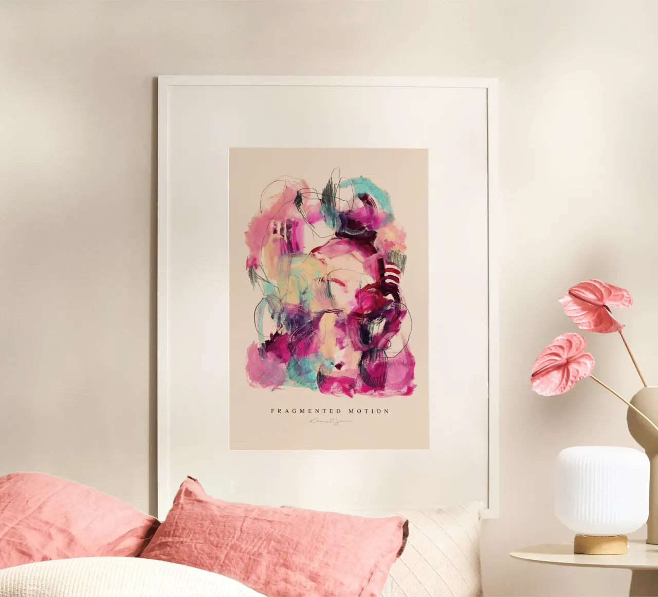 Fragmented Motion carta hahnemühle da Klaus with K