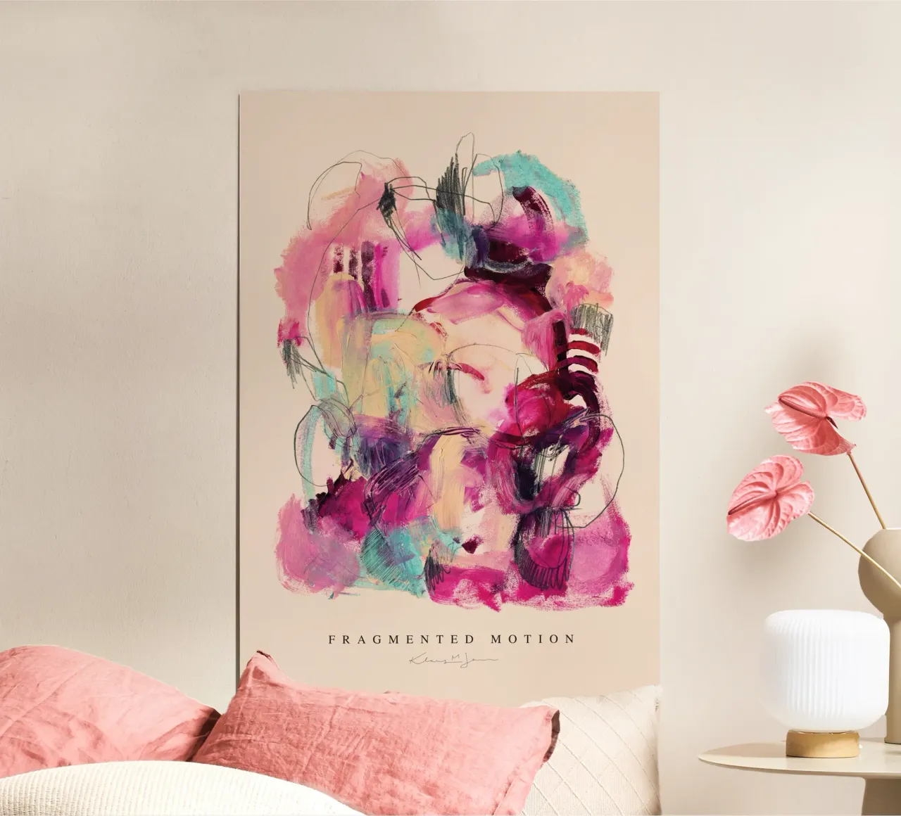 Fragmented Motion carta hahnemühle da Klaus with K