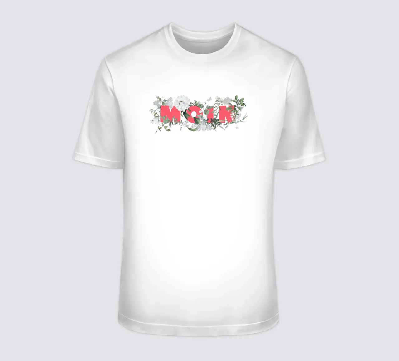 Moin Fiori e insetti Rosso Bianco t-shirt da Studio Frances M