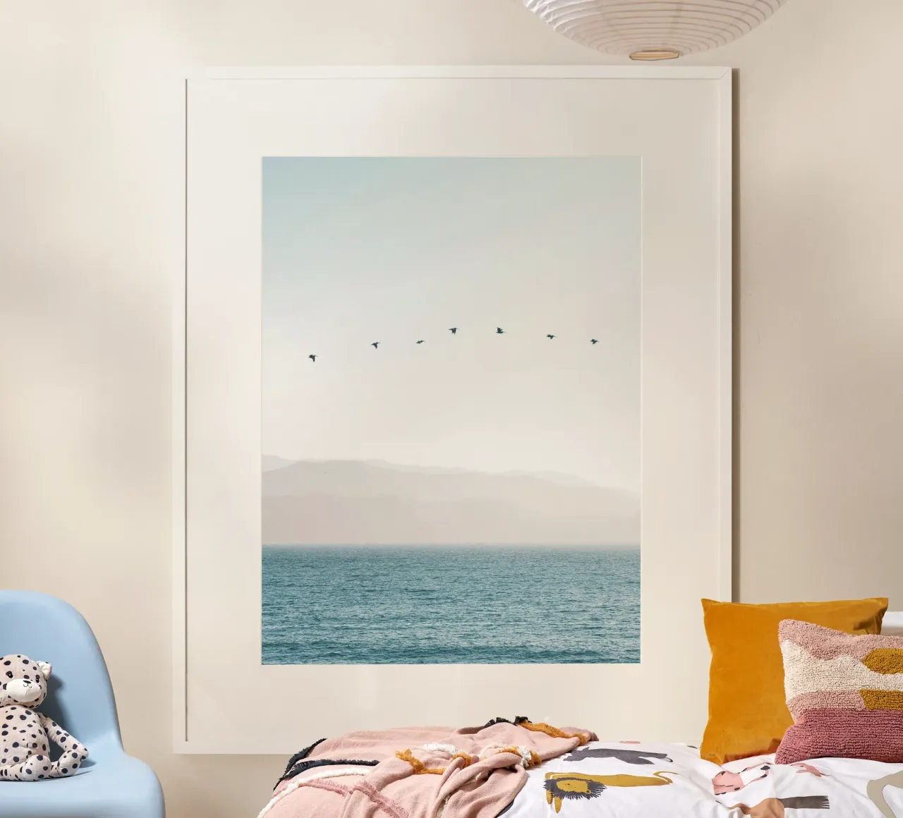 bird line on sky carta hahnemühle da juli