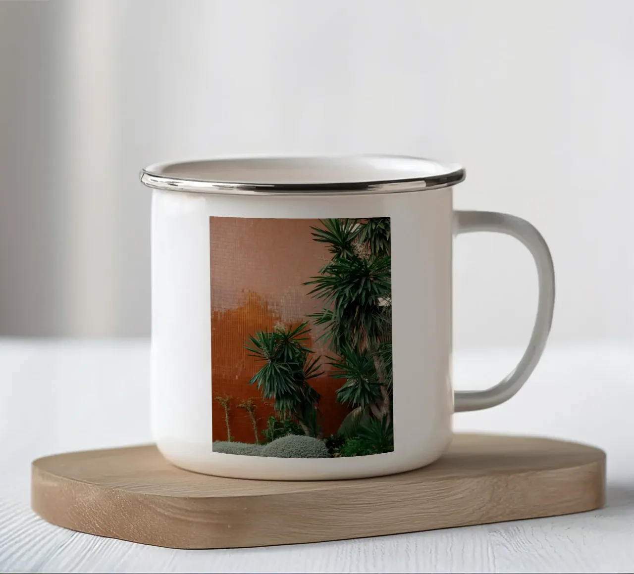 tree cover the wall tazza in smalto da juli
