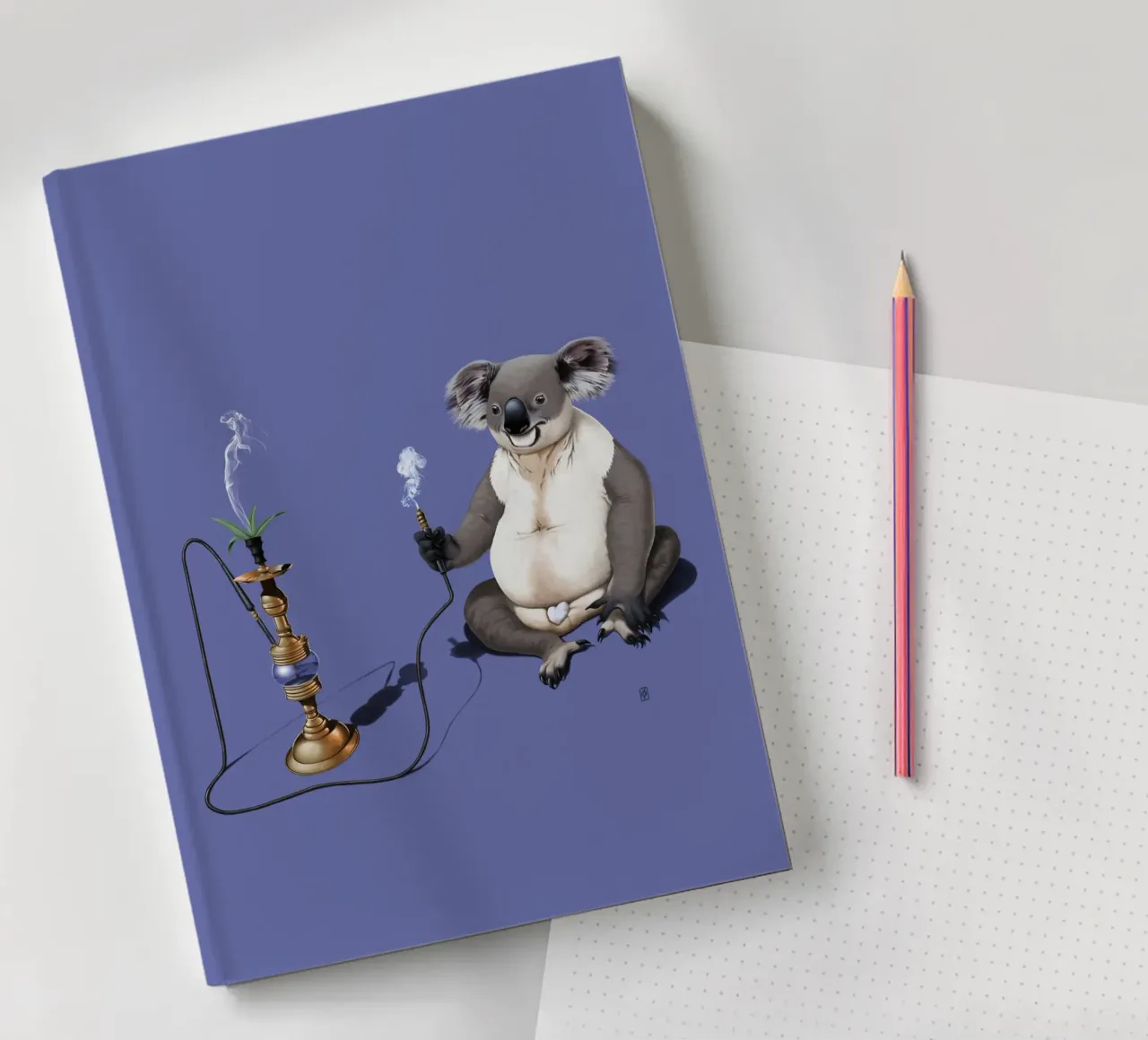 What a Drag! (Coloured) notebook by Rob Art | Illustration