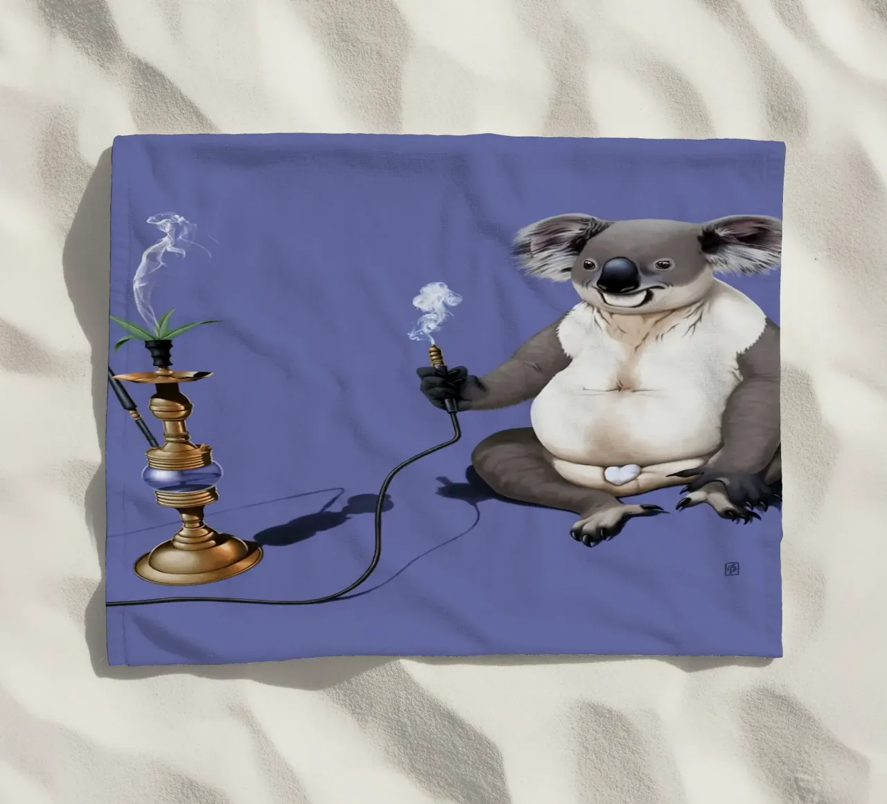 What a Drag! (Coloured) toalla de playa de Rob Art | Illustration