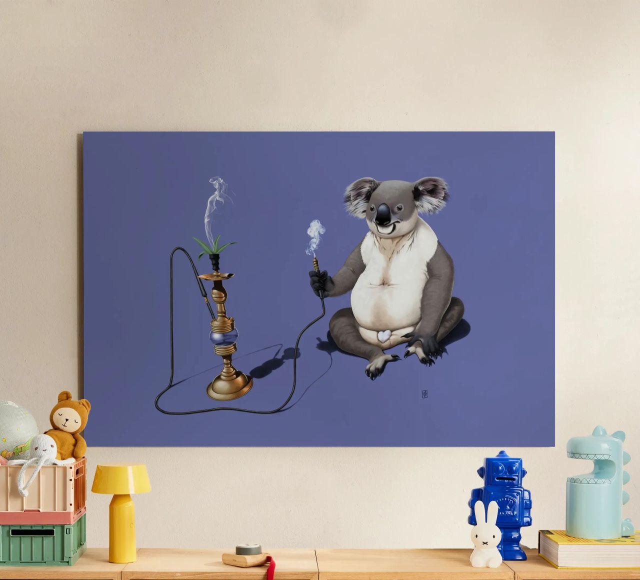 What a Drag! (Coloured) alluminio dibond da Rob Art | Illustration