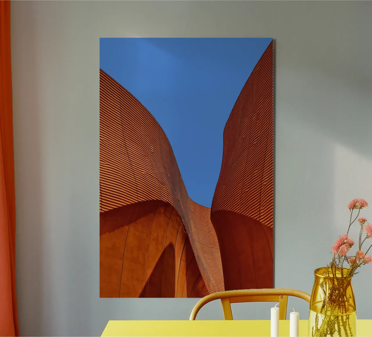 striped curve architect alluminio dibond da juli