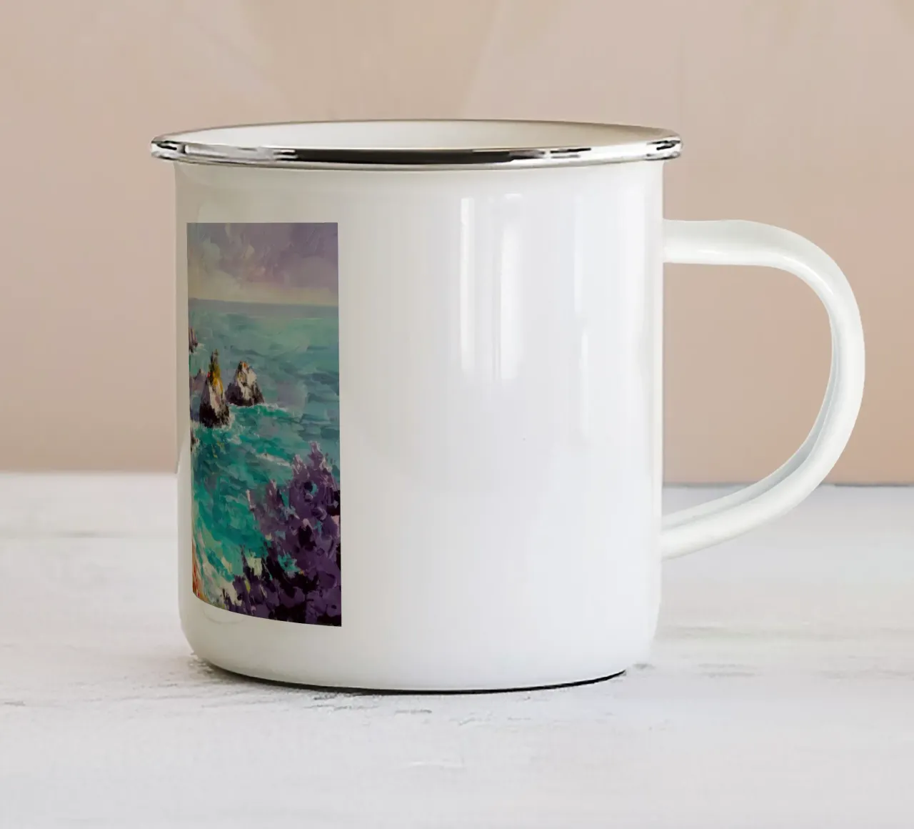 L'isolamento di Turquoise Cove tazza in smalto da Angkasa Mist