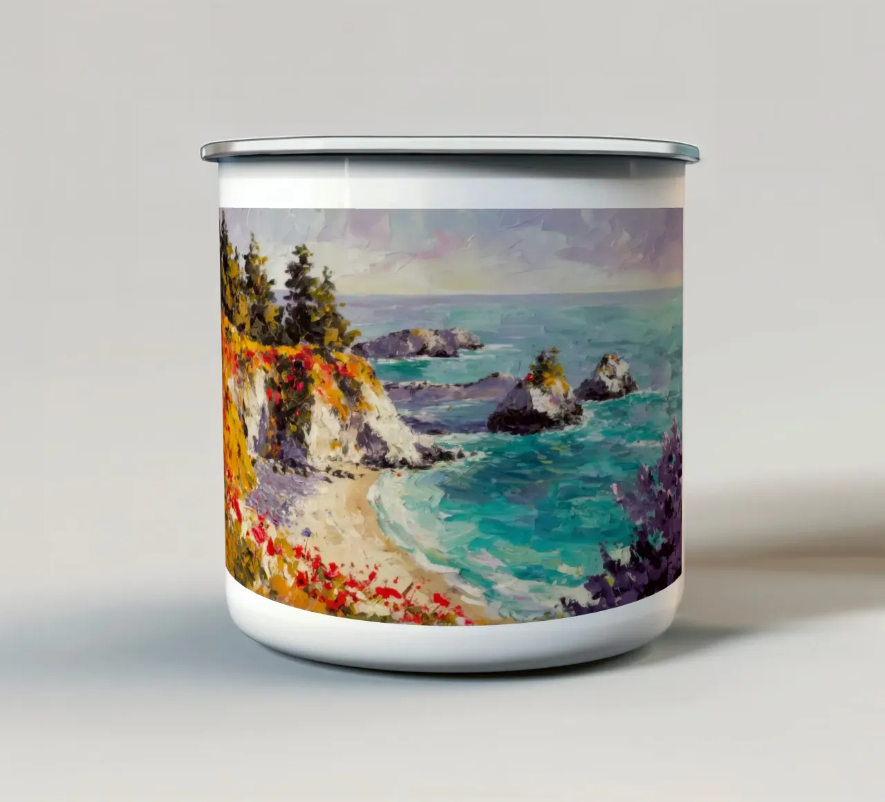 L'isolamento di Turquoise Cove tazza in smalto da Angkasa Mist