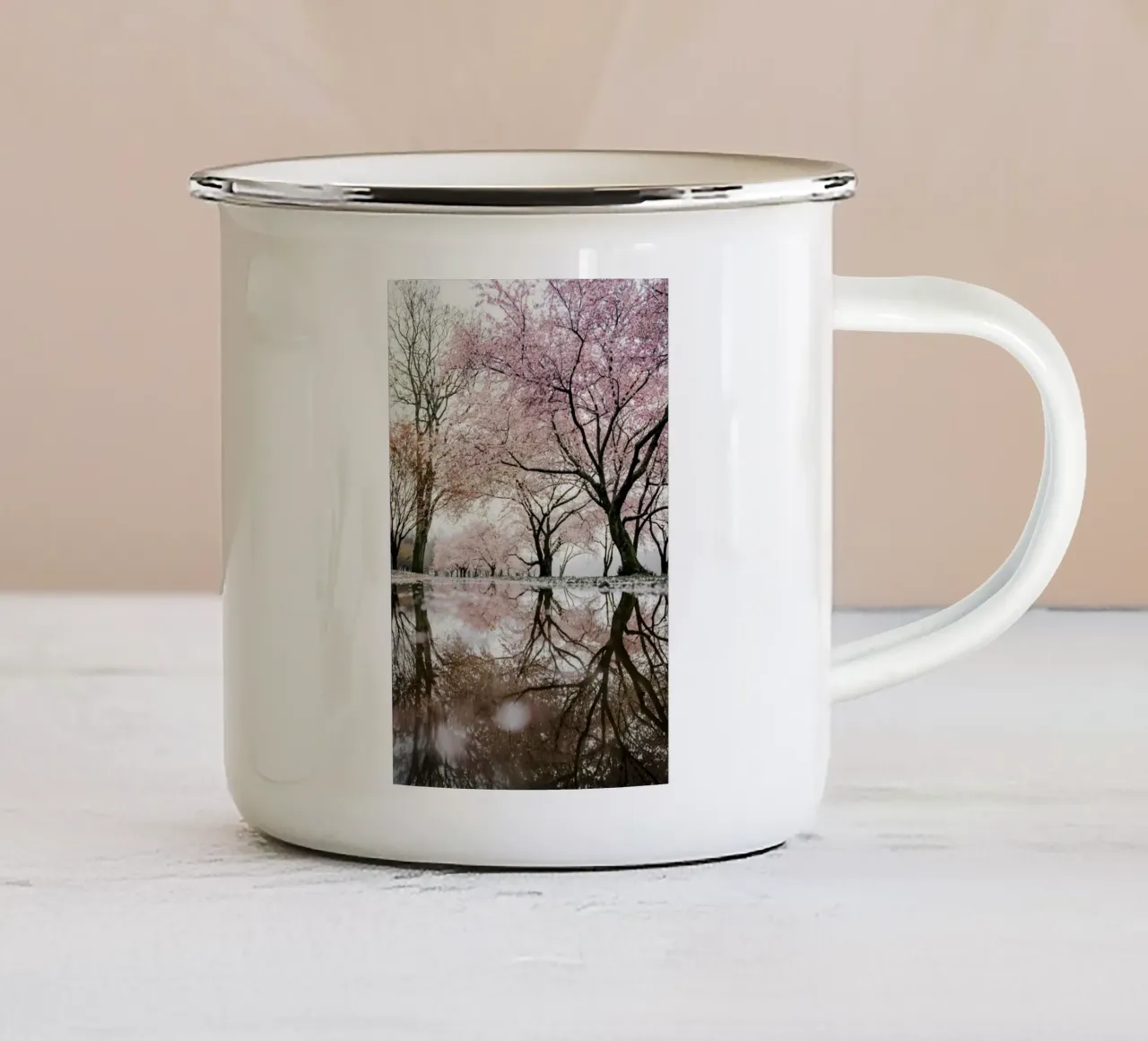 reflect blossom tazza in smalto da juli